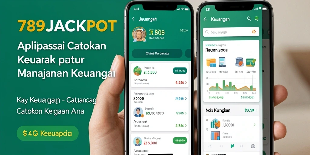 Antarmuka mudah digunakan untuk mencatat keuangan pribadi.