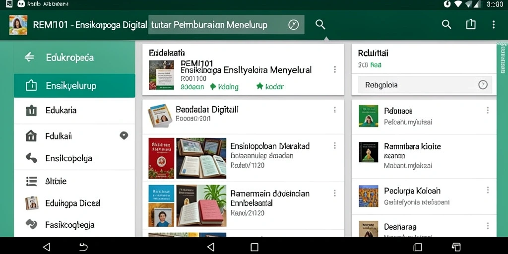Tampilan antarmuka aplikasi REMI101 yang menarik dan informatif.