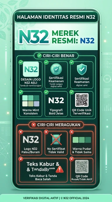 Tampilan kanal resmi n32